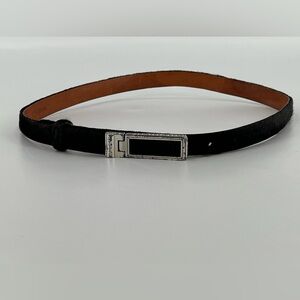 Vintage‎ Brighton Skinny Calf Hair Belt ML/32